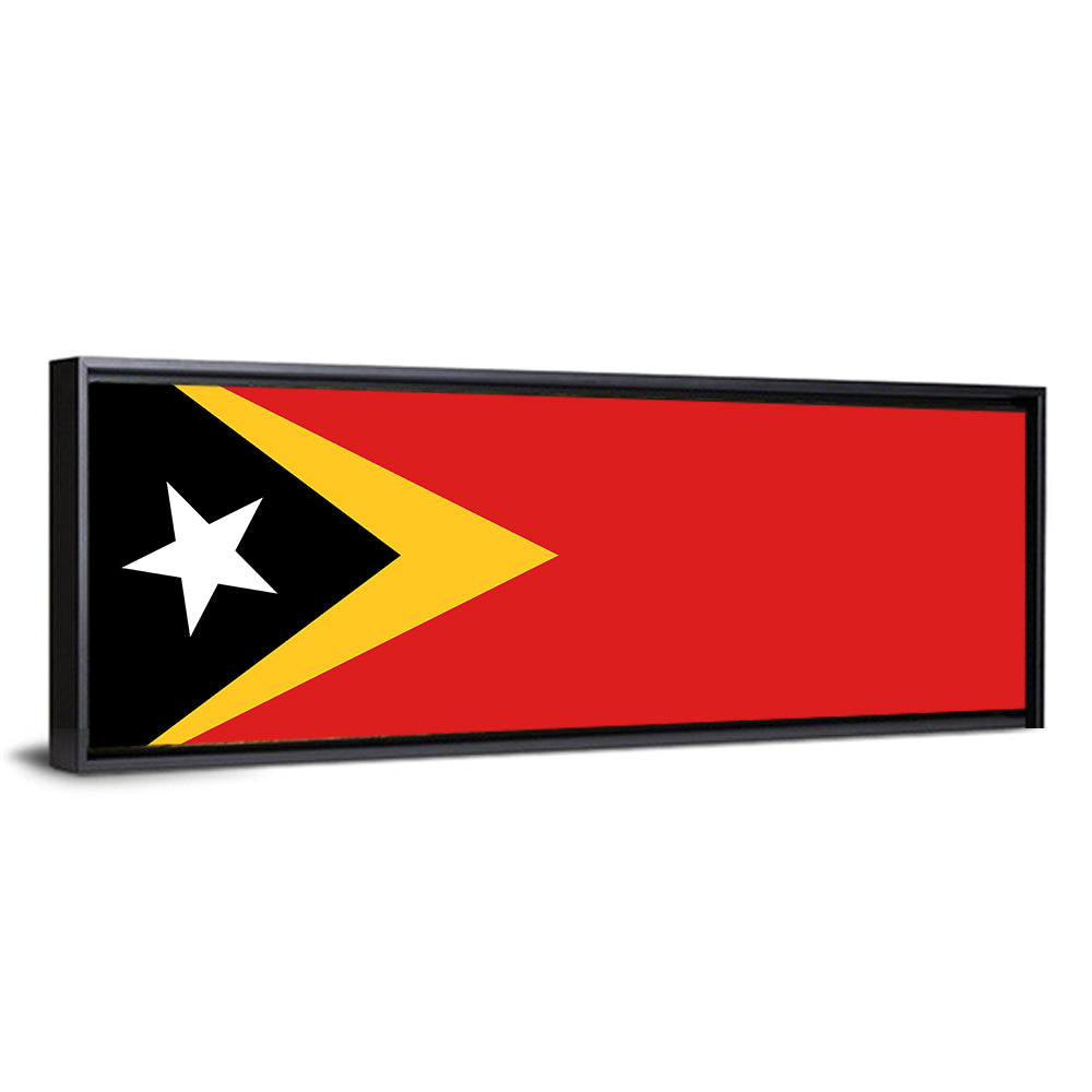 Timor-leste National Flag Wall Art