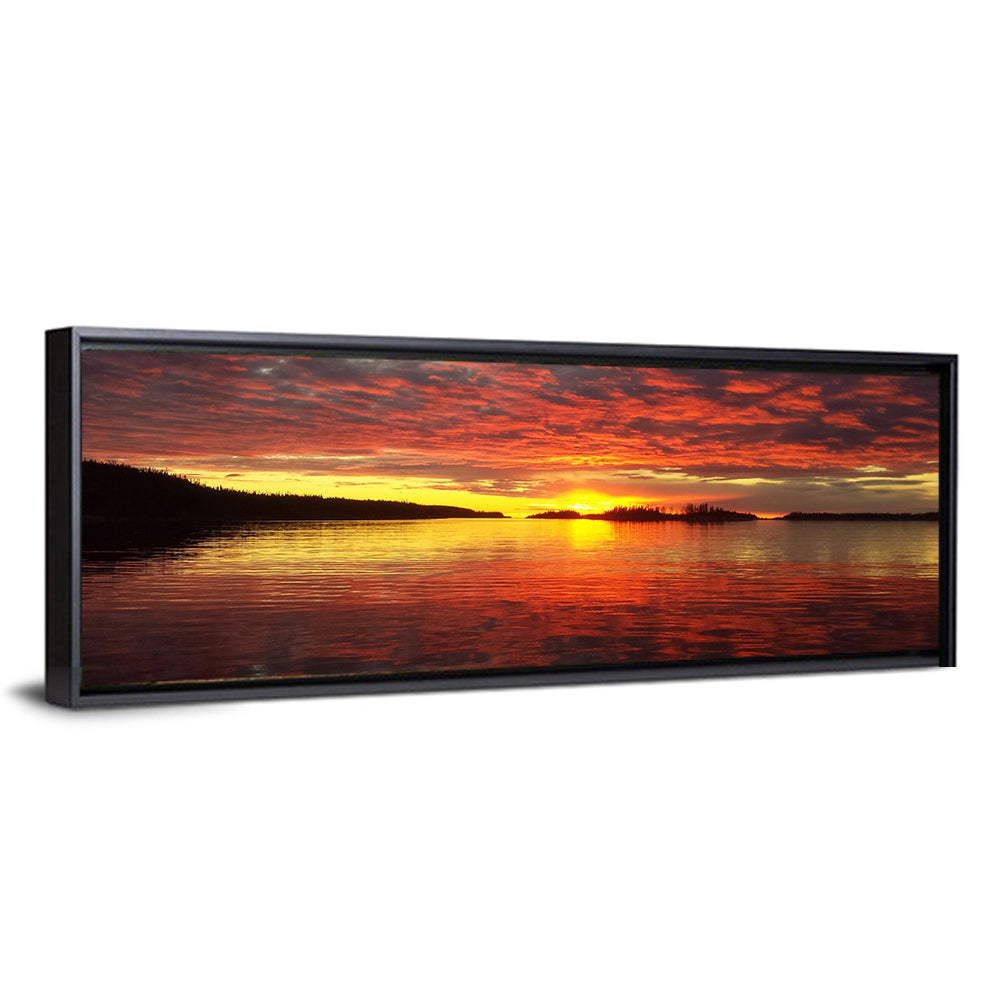 Lake Athabasca Sunset Reflection Wall Art