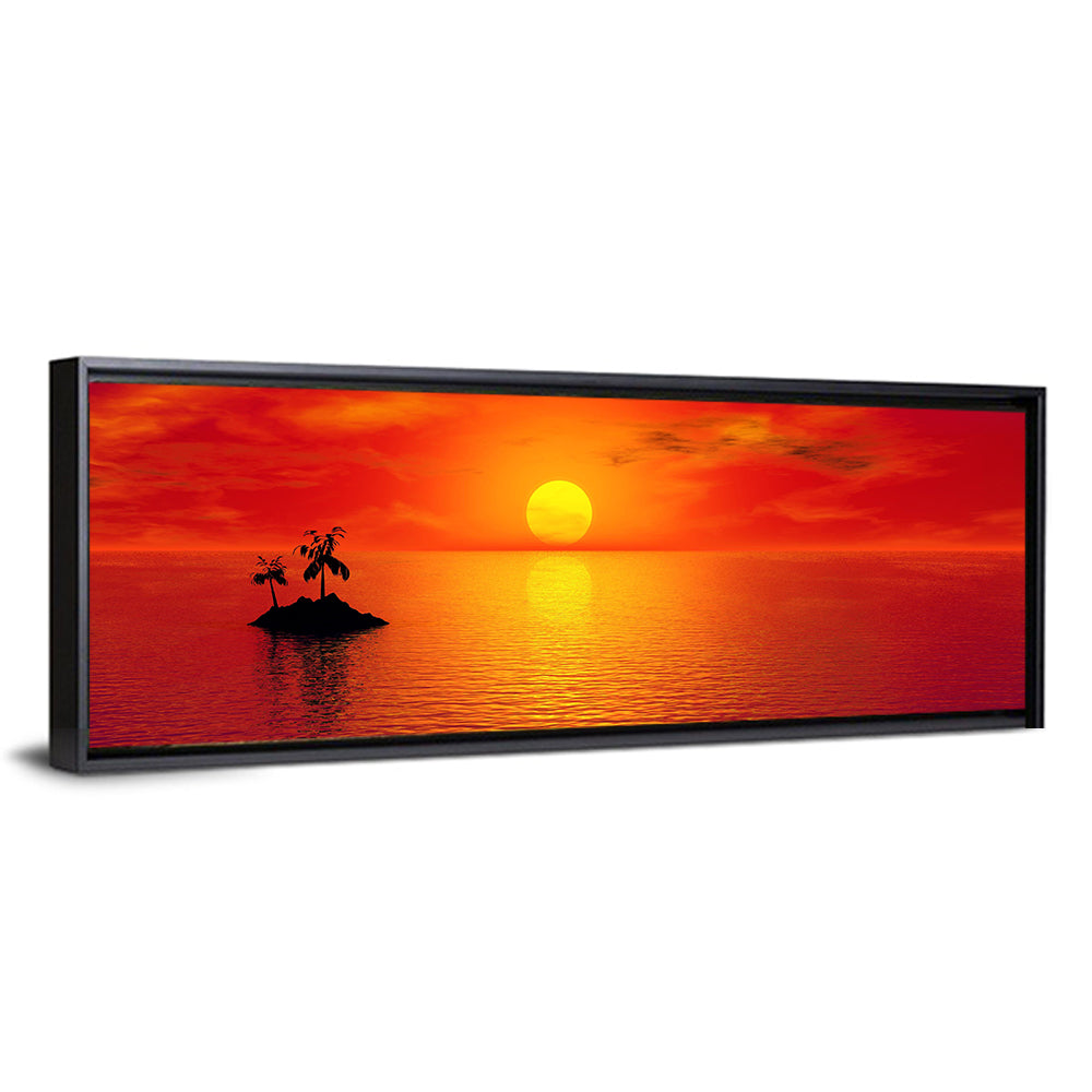 Coconut Island Sunset Wall Art