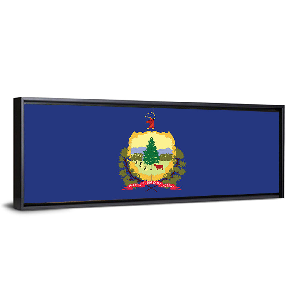 Vermont State Flag Wall Art