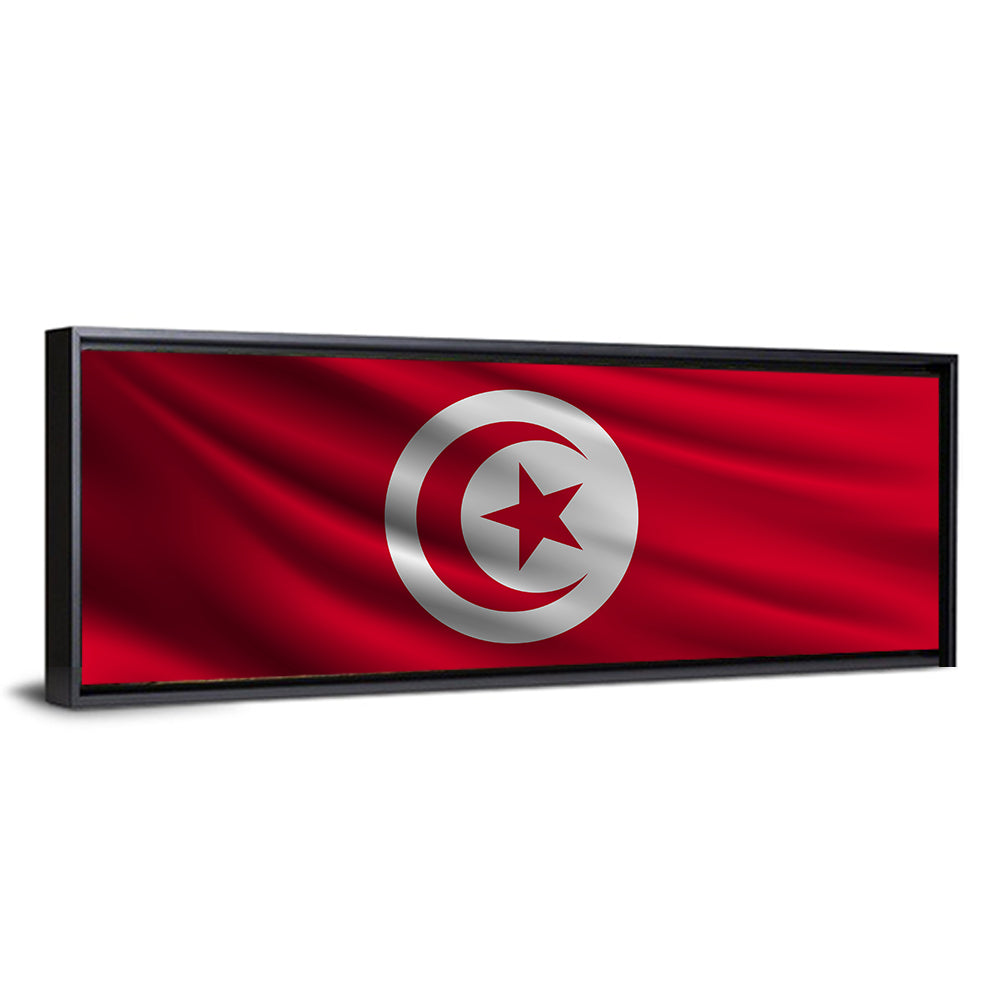 National Flag Of Tunisia Wall Art