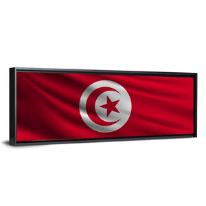 National Flag Of Tunisia Wall Art