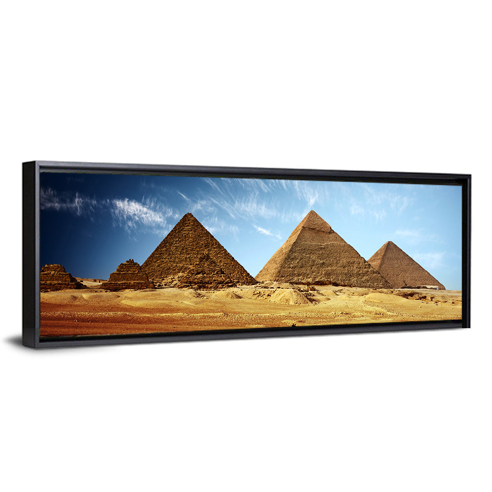 Giza Pyramids Valley View Wall Art