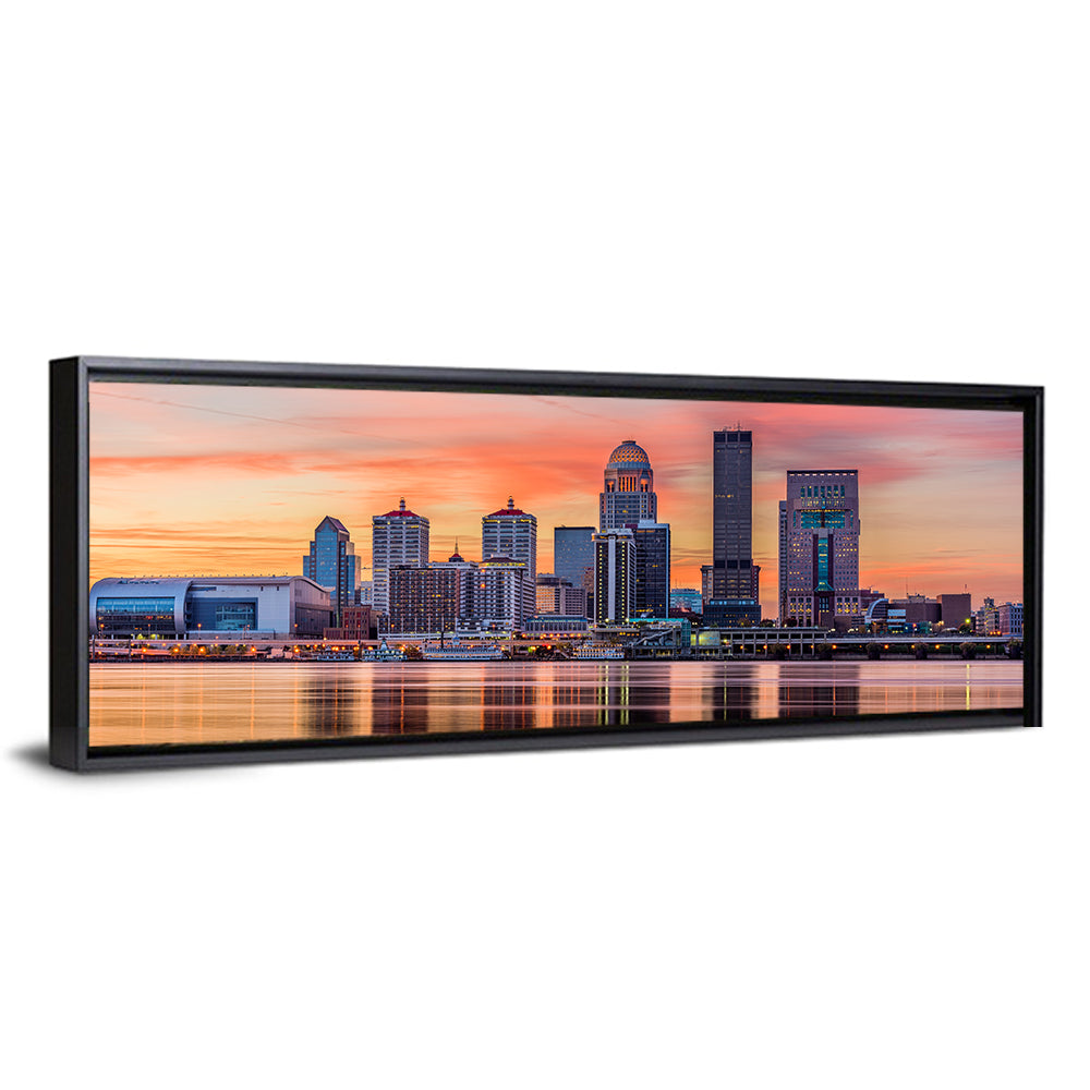 Louisville Skyline at Sunset Wall Art