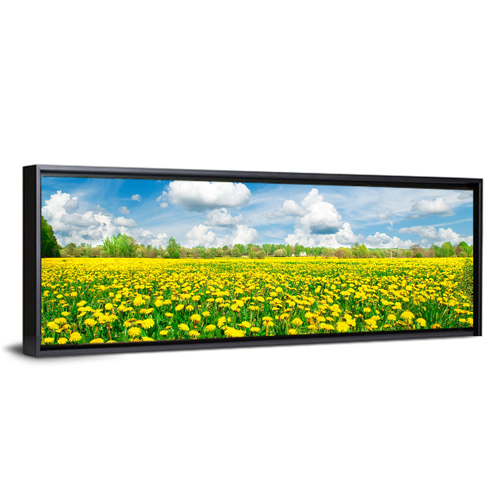 Yellow Dandelion Meadow Wall Art