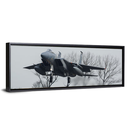Usaf F-15 Eagle Landing Approach Wall Art