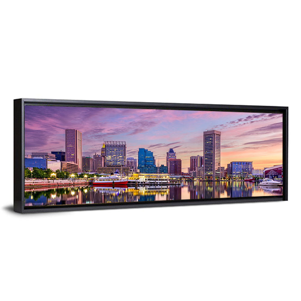 Baltimore Inner Harbor Skyline Wall Art