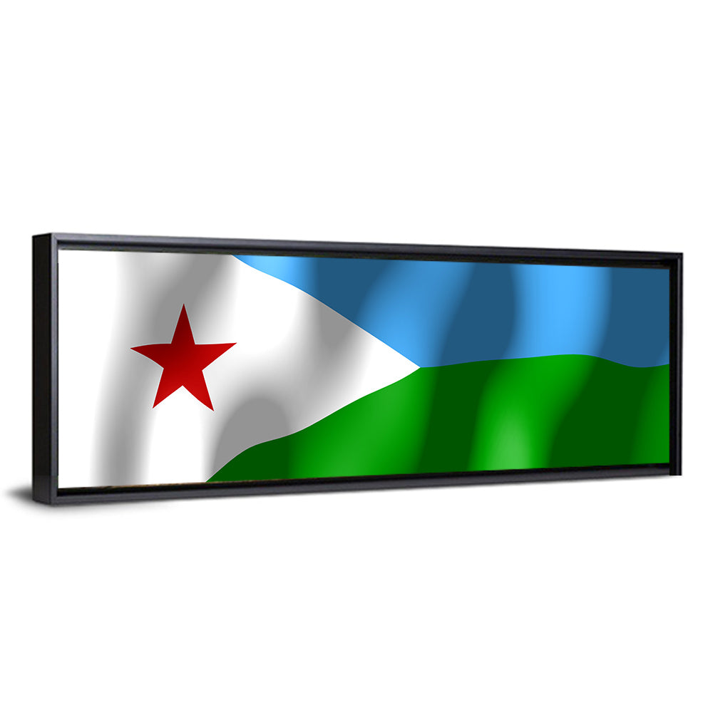 Flag of Djibouti Wall Art