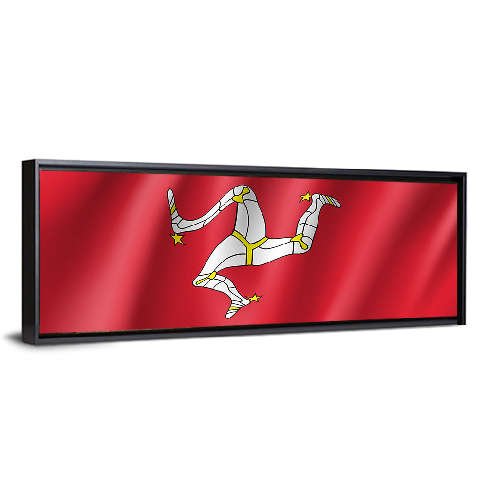 Isle of Man Flag Emblem Wall Art