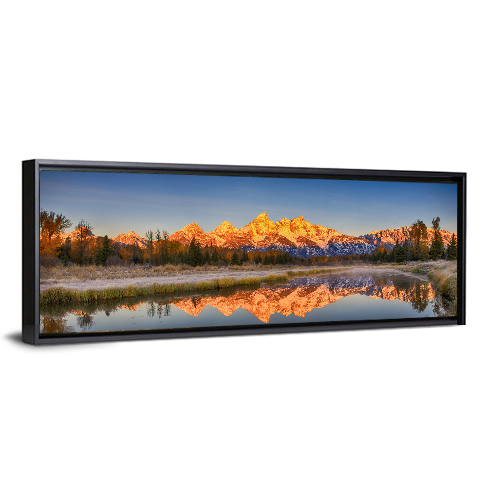 Grand Teton Sunrise Reflection Wall Art
