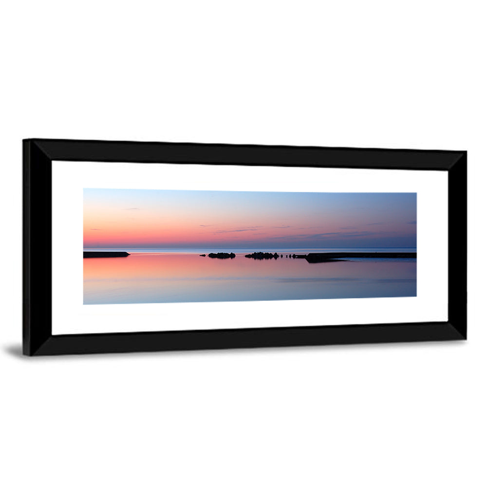 Lake Ontario Sunset Reflection Wall Art