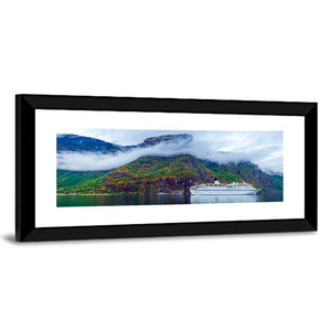 Cruise Liners On Hardanger Fjorden Wall Art