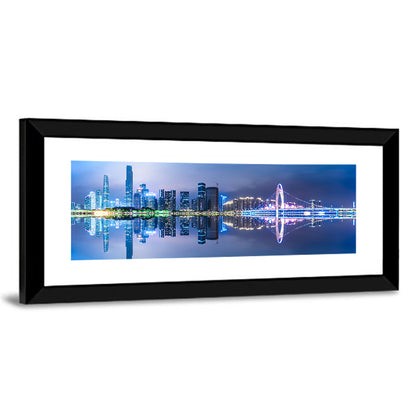 Guangzhou Skyline & Zhujiang River Wall Art