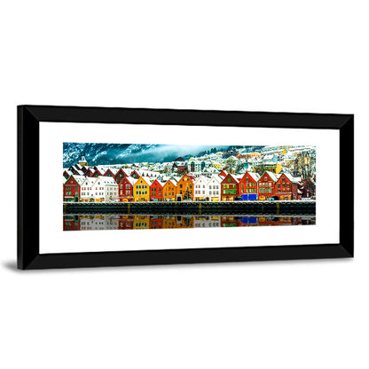 Bryggen Harbor, Bergen Wall Art