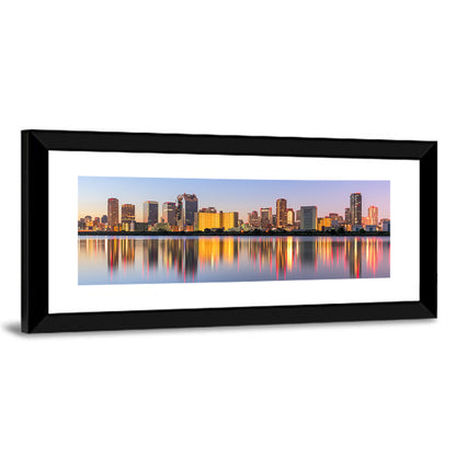 Umeda Skyline at Dusk Wall Art