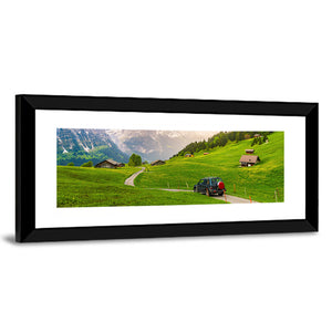 Scenic Grindelwald Village Wall Art