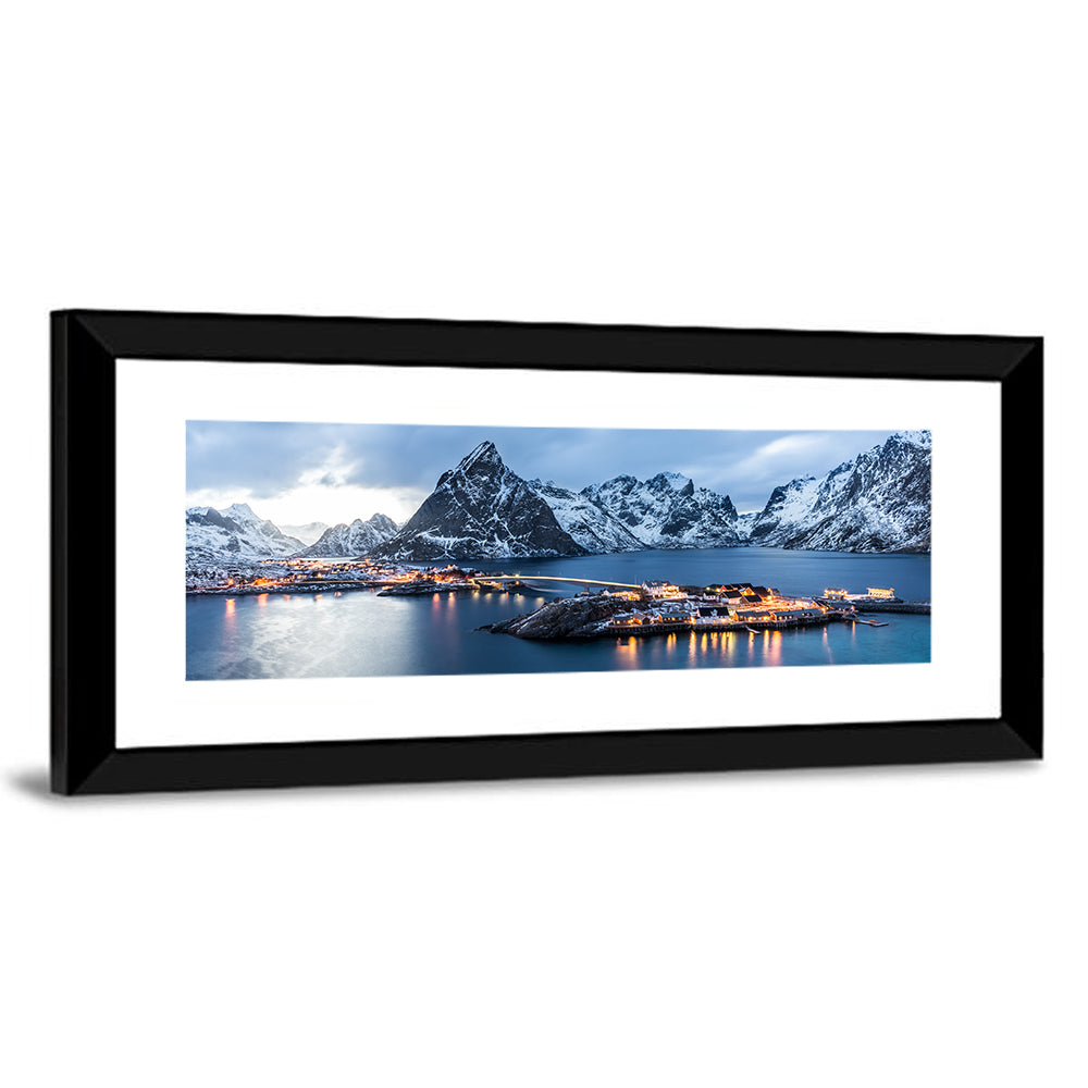 Blue Hour Over Reine, Lofoten Wall Art