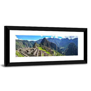 Machu Picchu In Peruvian Andes Mountains Wall Art