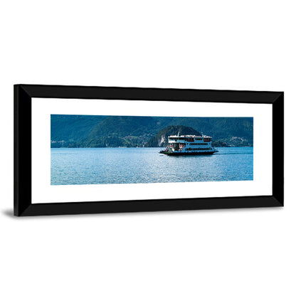 Ferry In Lake Como Wall Art