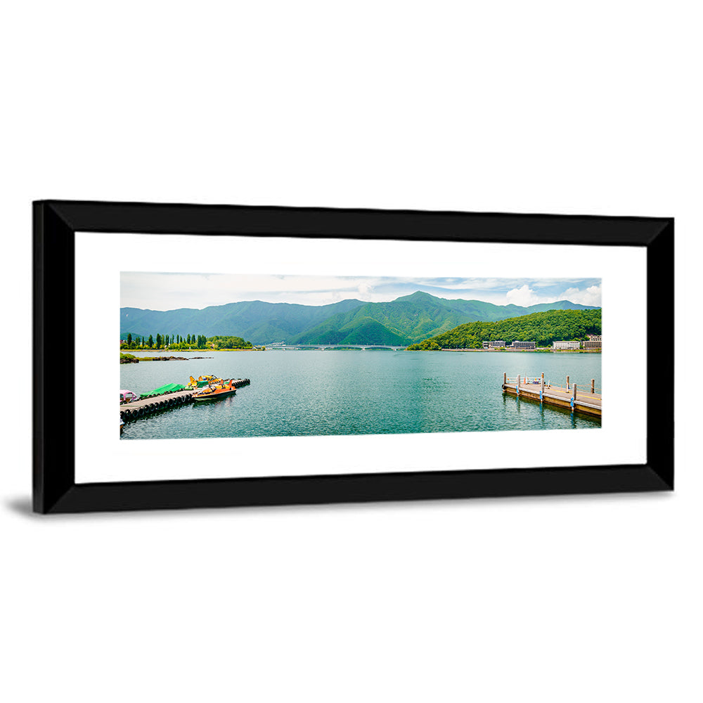 Lake Kawaguchi Mountain View Wall Art