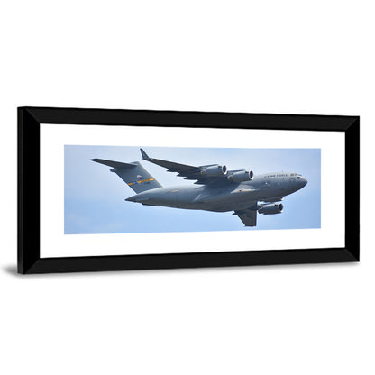 C-17 Globemaster Iii England Airshow Blue Sky Wall Art