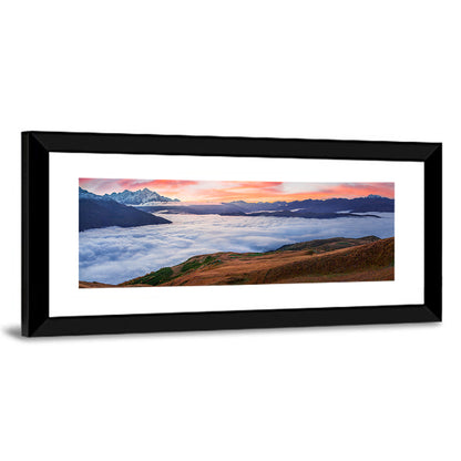 Sunrise At Foot Of Mt Tetnuld Wall Art