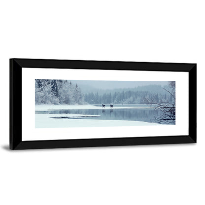 Foggy Lake Selbu Wall Art