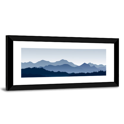 Blue Morning Mountains Wall Art