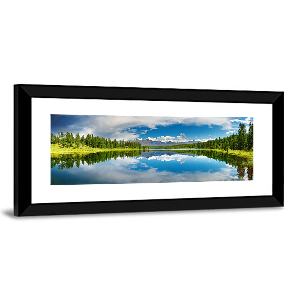 Mirror Lake in Altai Mountains Wall Art