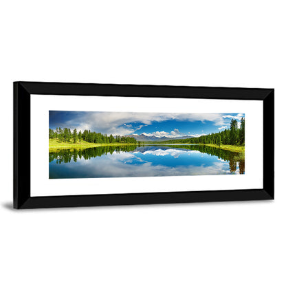 Mirror Lake in Altai Mountains Wall Art