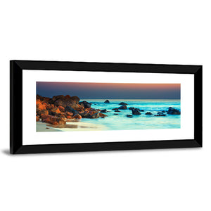 Sunset Over The Sea Wall Art