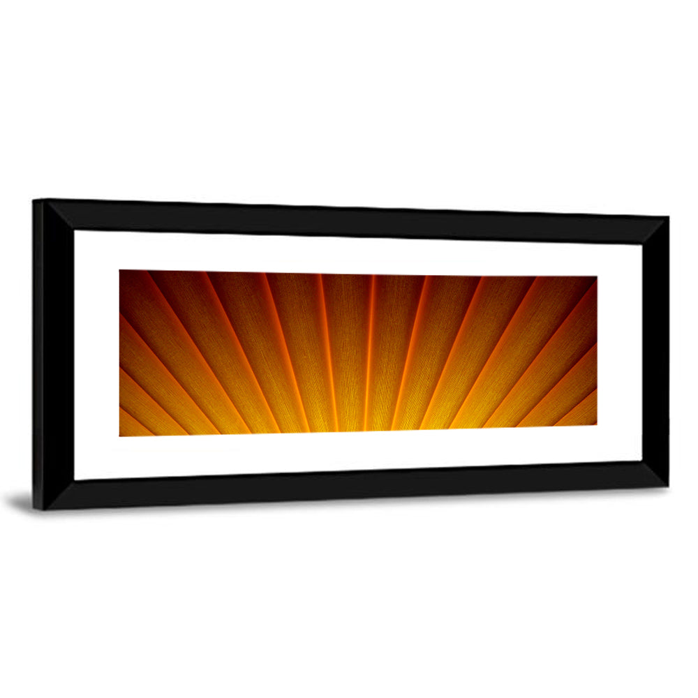 Pleated Sunburst Illustration Wall Art