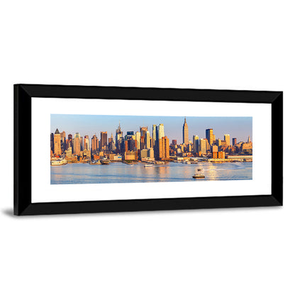 Manhattan At Sunrise Wall Art