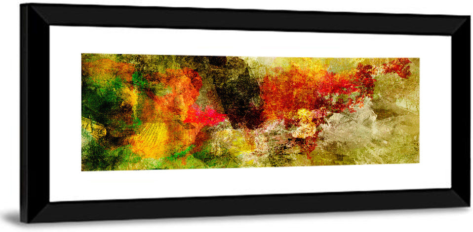 Layered Paint Texture Study Wall Art