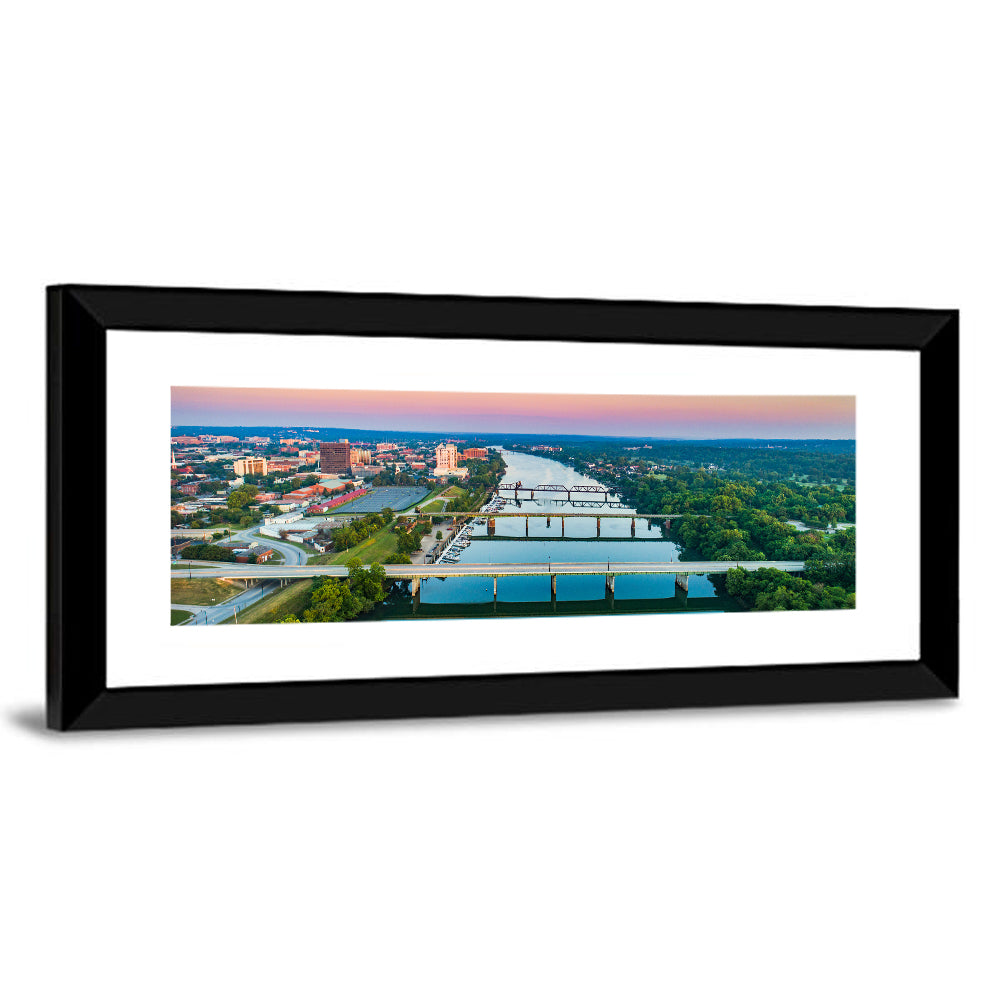 Augusta Savannah River Skyline Wall Art