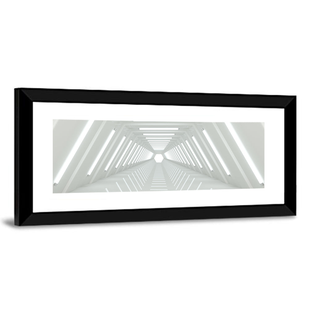 White Tunnel Wall Art