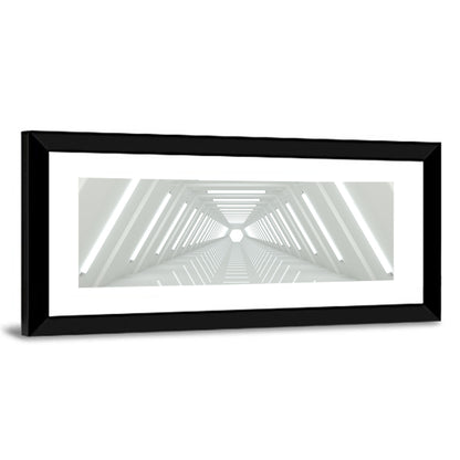 White Tunnel Wall Art
