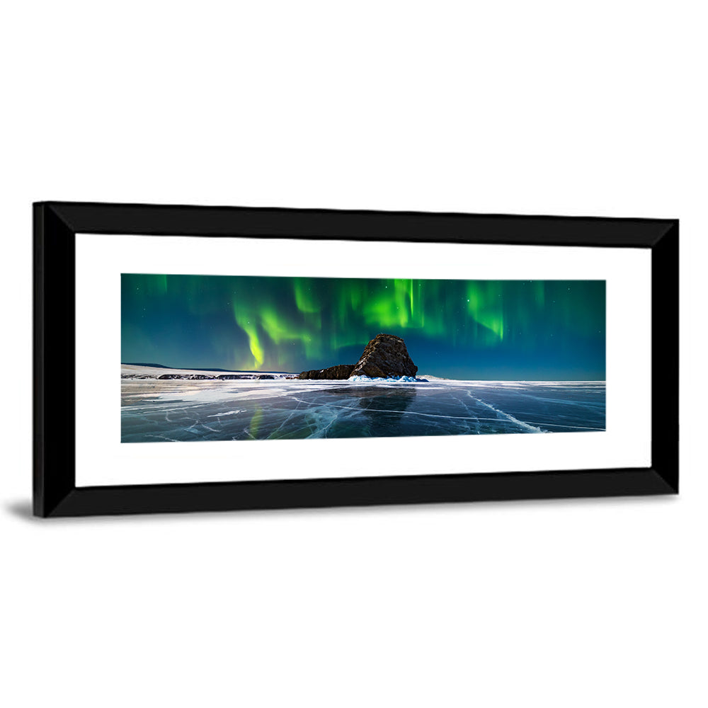 Northern Lights Over Lake Baikal Wall Art