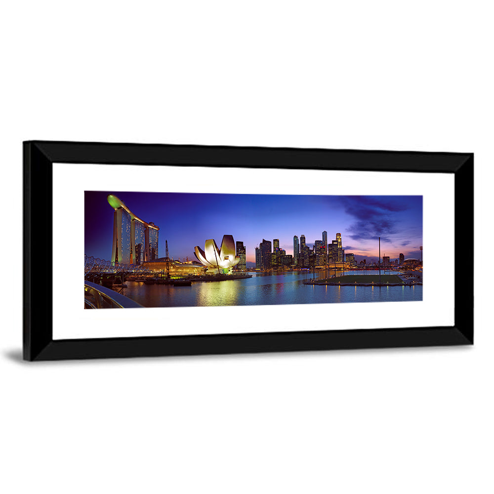 Marina Bay Sands at Twilight Wall Art