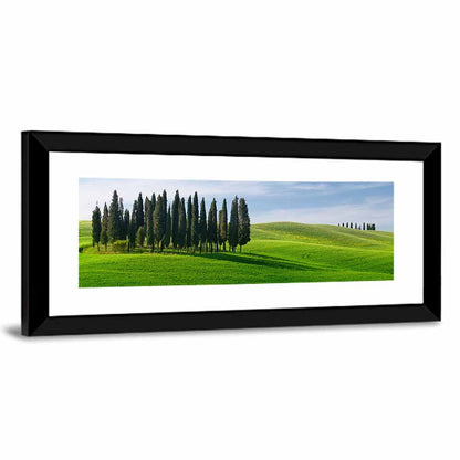 Tuscany Rolling Hills with Cypresses Wall Art