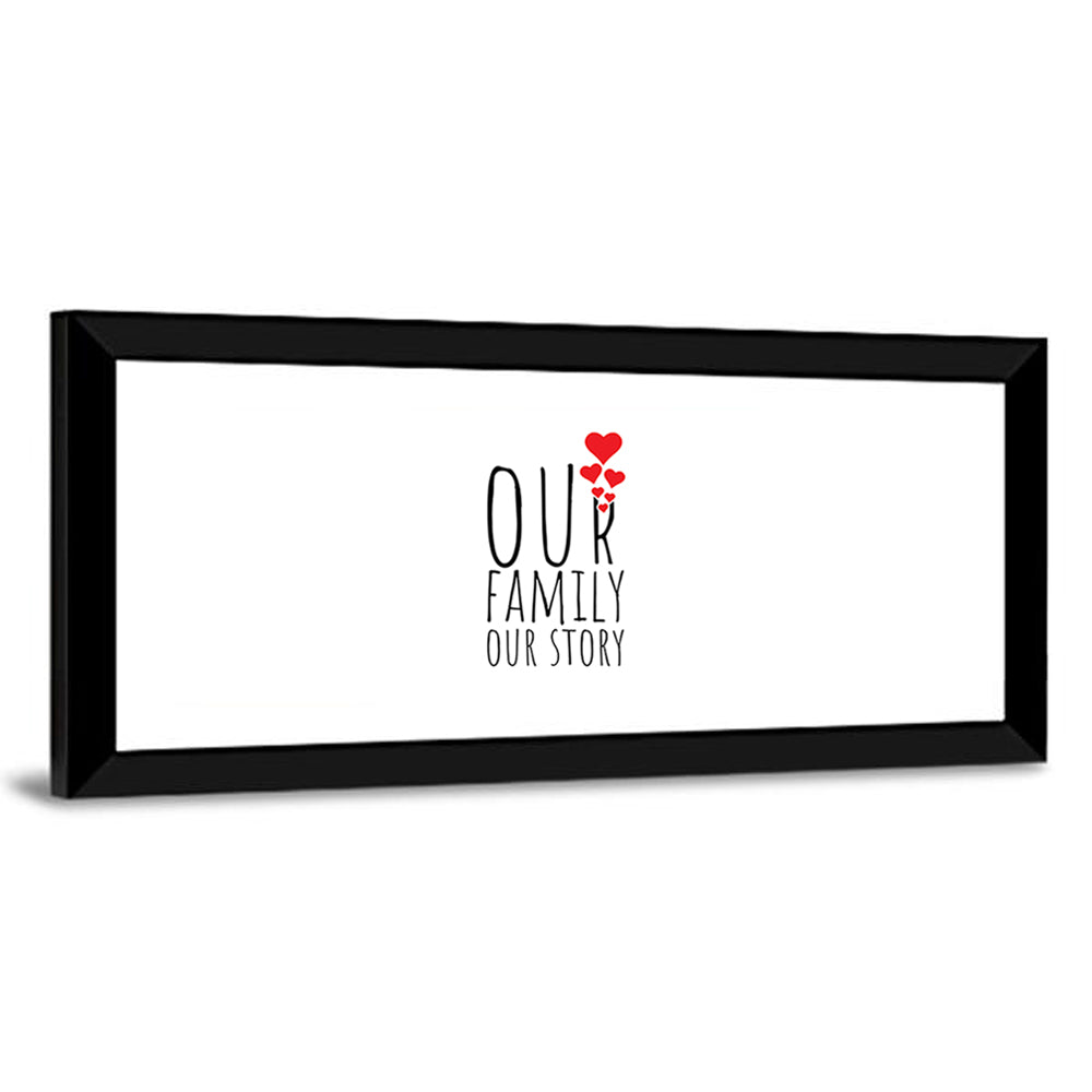 Our Family Our Story Wall Art