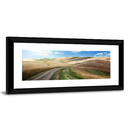 Dirt Road Through Tuscany Wall Art