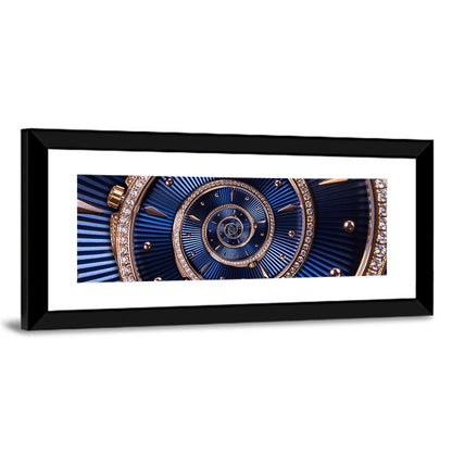 Clockwork Time Spiral Wall Art