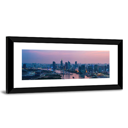 Ho Chi Minh City Skyline at Dusk Wall Art