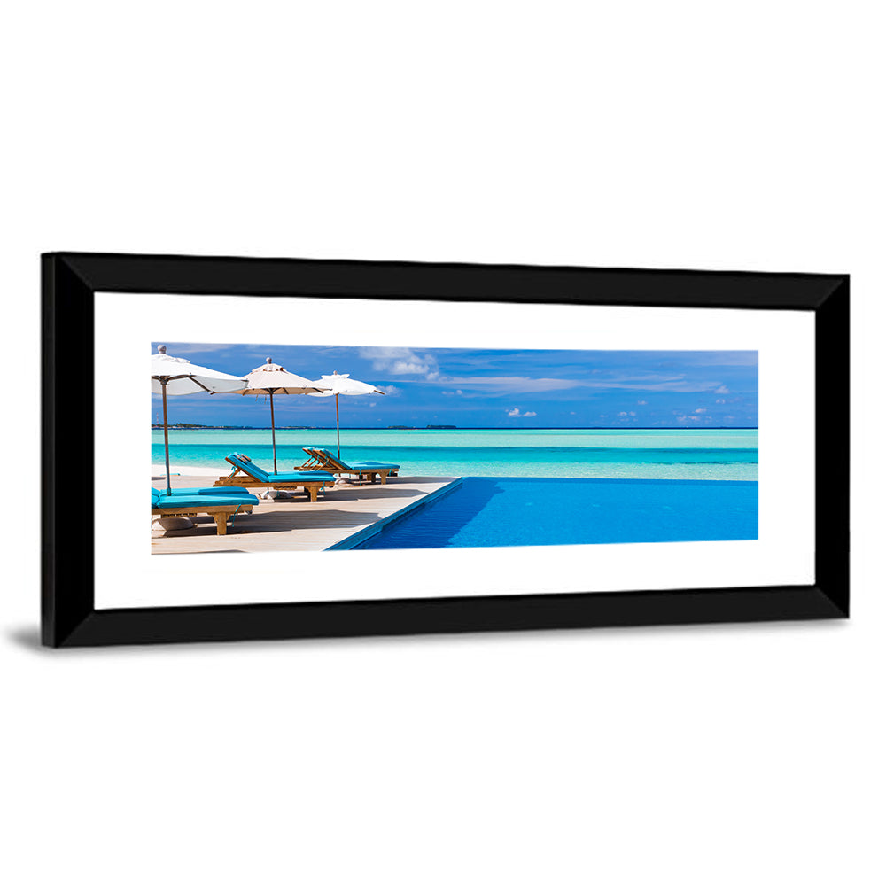 Tropical Infinity Pool Wall Art