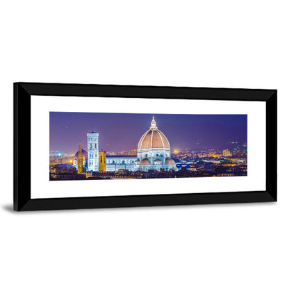Florence Night Skyline Wall Art