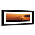 Chicago Skyline at Sunset Wall Art