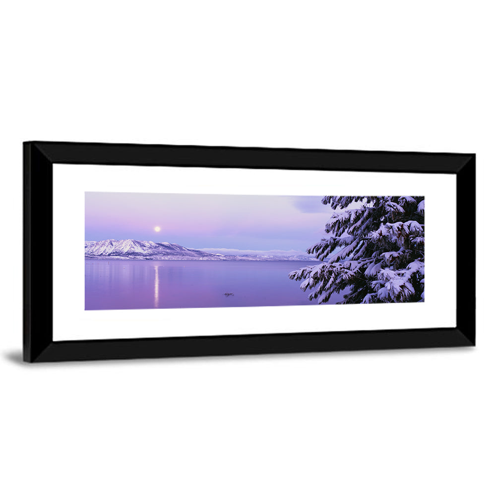 Moonlit Lake Tahoe Wall Art