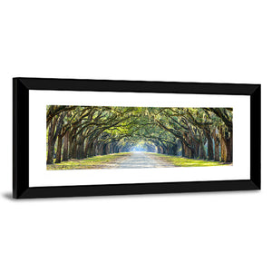 Savannah Oak Tree Pathway Wall Art