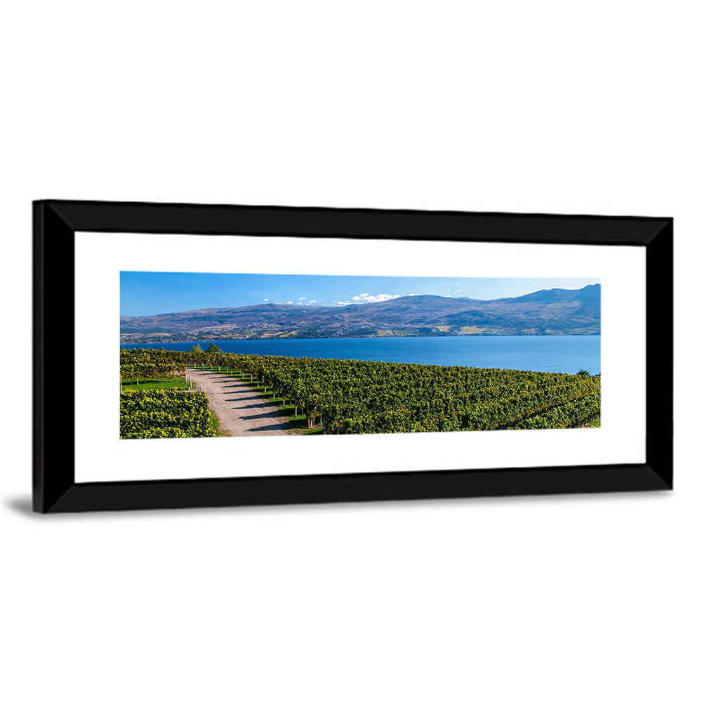 Lake Okanagan Vineyard Path Wall Art